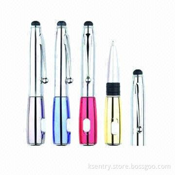2013 New Promotional Gadget Touch Pen for iPhone 5/Samsung S3/S4/Note 2, Laser Light Stylus Pen OEM